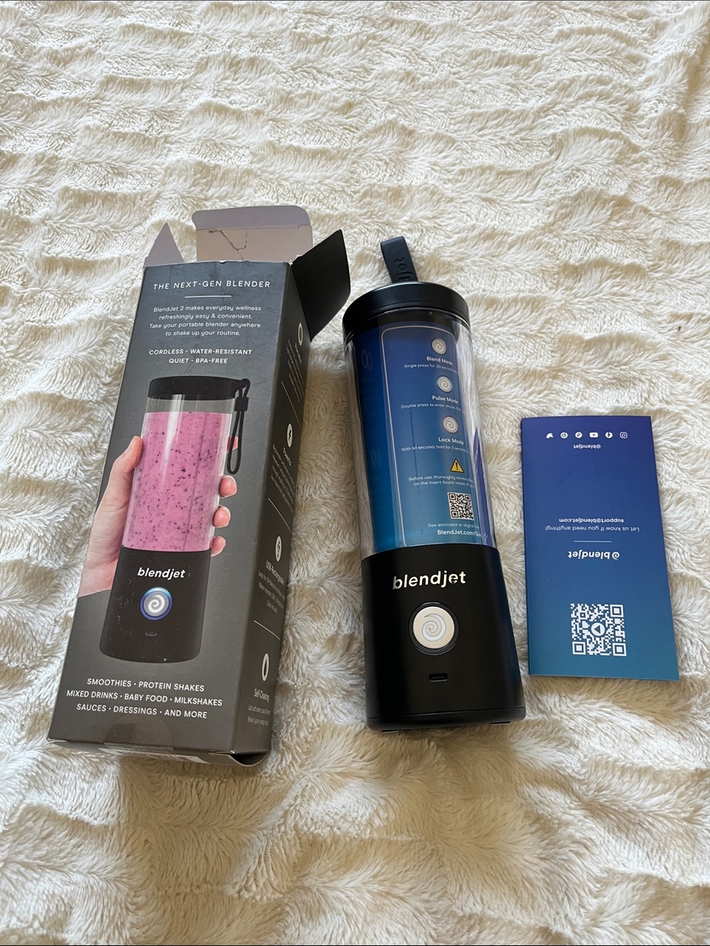 Blendjet New In Box Portable Cordless Blender - Black - BlendJet
